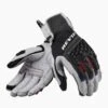 REV'IT! Sand 4 Lichtgrijs Zwart -Motorrijden gloves sand 4 light grey black front