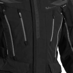 Halvarssons Mora Black -Motorrijden halvarssons mora black motorcycle jacket 1