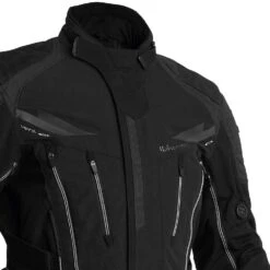 Halvarssons Mora Black -Motorrijden halvarssons mora black motorcycle jacket 2