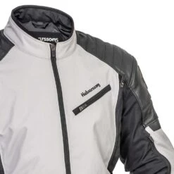 Halvarssons Solberg Light Grey Black -Motorrijden halvarssons solberg light grey black motorcycle jacket 1