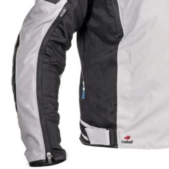 Halvarssons Solberg Light Grey Black -Motorrijden halvarssons solberg light grey black motorcycle jacket 2