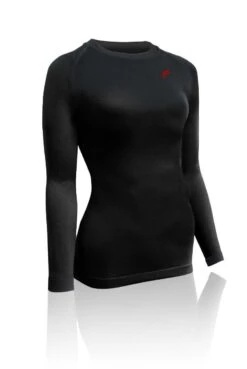 F-Lite MegaLight 240 Heat Longshirt Woman Zwart