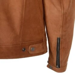 Helstons Colt Brown Nubuck Leather Jacket -Motorrijden helstons colt brown nubuck leather jacket 3