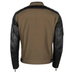 Helstons CRUISER Cuir-Tissu Nylon Kaki -Motorrijden helstons cruiser cuir tissu nylon kaki 4