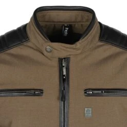 Helstons CRUISER Cuir-Tissu Nylon Kaki -Motorrijden helstons cruiser cuir tissu nylon kaki 6