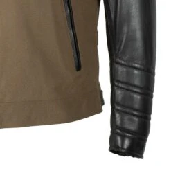 Helstons CRUISER Cuir-Tissu Nylon Kaki -Motorrijden helstons cruiser cuir tissu nylon kaki 7