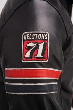 Helstons Elron Leather Rag Black -Motorrijden helstons elron leather rag black 2