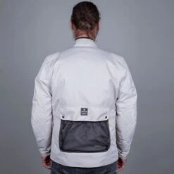 Helstons Hoggar Fabrics Jacket Silver -Motorrijden helstons hoggar fabrics jacket silver 2