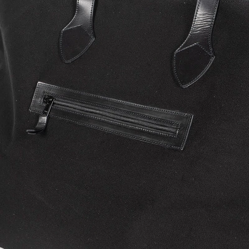 Helstons Journey Bag Black Canvas Bag 4 Helstons Journey Bag Black Canvas Bag - Afbeelding 2