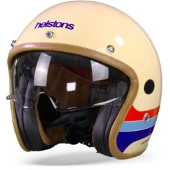 Helstons Mora Carbon Fiber Beige Jethelm -Motorrijden helstonsmorabeige frontpage