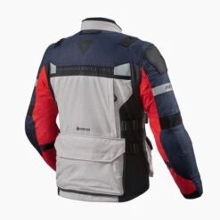 REV'IT! Jacket Defender 3 GTX Red Blue -Motorrijden jacket defender 3 gtx red blue back