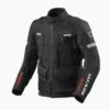 REV'IT! Sand 4 H2O Black -Motorrijden jacket sand 4 h2o black front