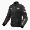 REV'IT! Sand 4 H2O Ladies Black 1 REV'IT! Sand 4 H2O Ladies Black -Motorrijden jacket sand 4 h2o ladies black front