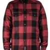 John Doe Motoshirt Rood Zwart XTM -Motorrijden jdl5001 lumber red front