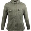 John Doe Motoshirt Lady Olive XTM -Motorrijden jdl8003 women motoshirt olive front