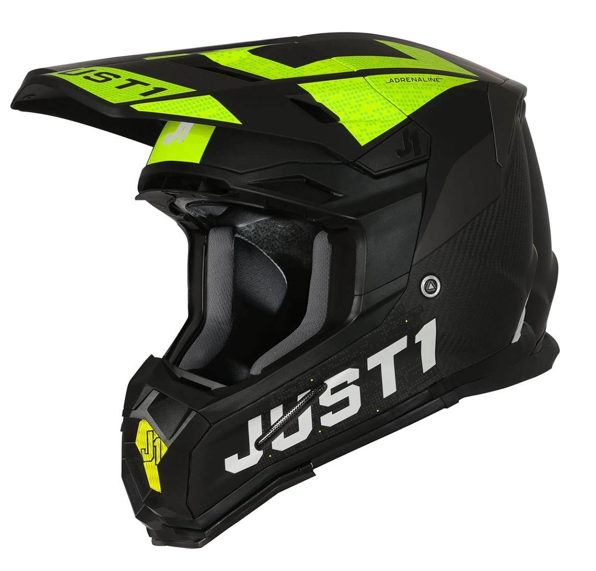 Just1 Helmet J-22 Adrenaline Zwart Neon Geel Mat Crosshelm 3 Just1 Helmet J-22 Adrenaline Zwart Neon Geel Mat Crosshelm