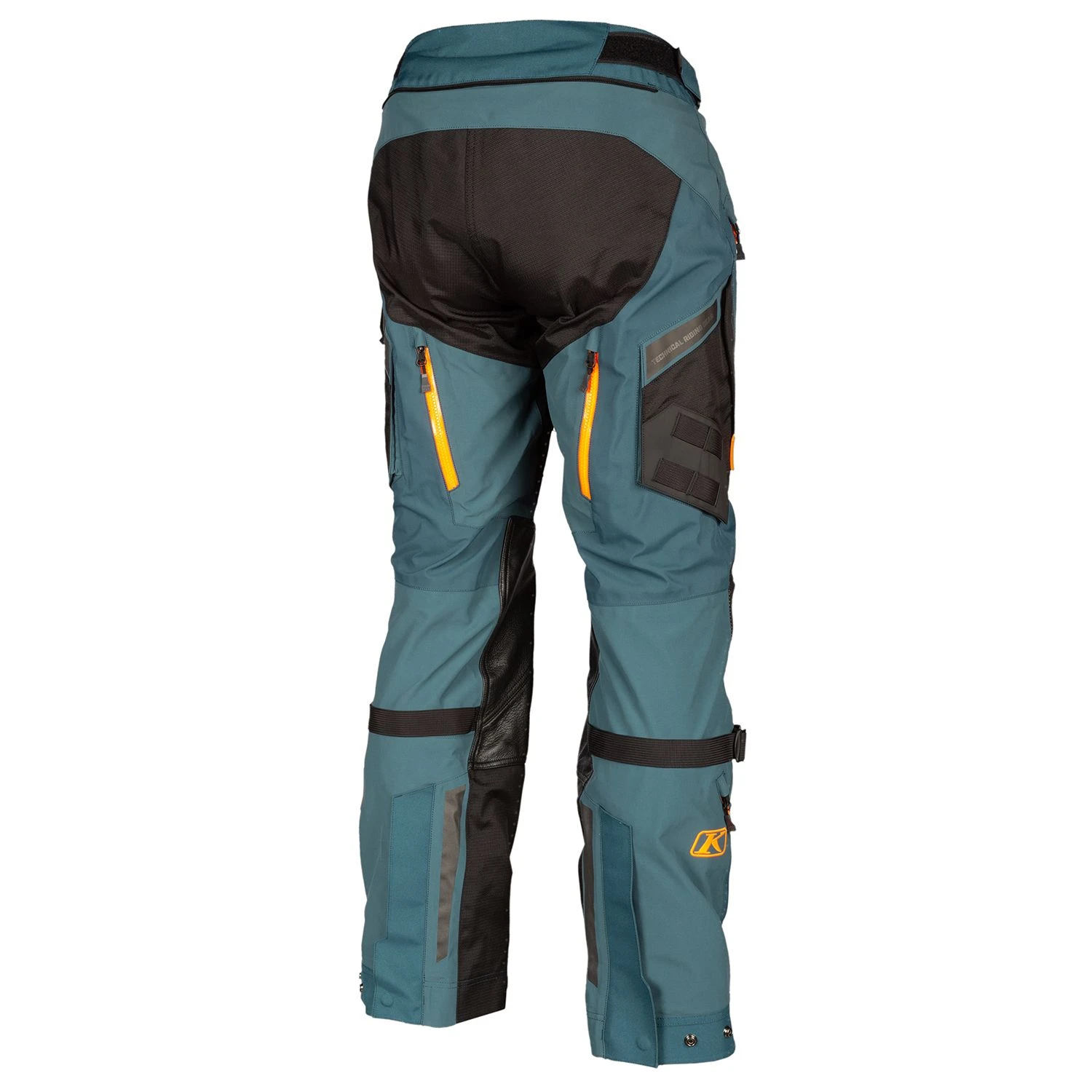 KLIM Badlands Pro Pant Short Petrol Strike Orange 3 KLIM Badlands Pro Pant Short Petrol Strike Orange