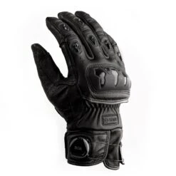 Knox Orsa Leder Zwart MKII -Motorrijden knox orsa leather black mkii motorcycle gloves 1
