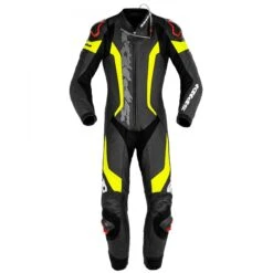 Spidi Laser Pro Perforated Zwart Fluo Geel 1 Piece Racing