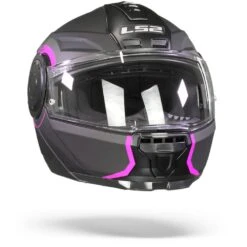 LS2 FF902 Scope Arch Mat Titanium Roze Systeemhelm 13 LS2 FF902 Scope Arch Mat Titanium Roze Systeemhelm -Motorrijden ls2 ff902 scope arch matt titanium pink.35