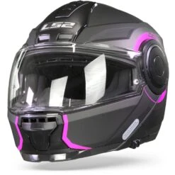 LS2 FF902 Scope Arch Mat Titanium Roze Systeemhelm 10 LS2 FF902 Scope Arch Mat Titanium Roze Systeemhelm -Motorrijden ls2 ff902 scope arch matt titanium pink frontpage