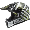LS2 MX437 Fast Evo Verve Zwart Wit Crosshelm -Motorrijden ls2 mx437 fast evo verve black white