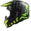 LS2 Mx703 C X-Force Barrier H-V Geel Groen Offroad Helm