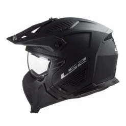 LS2 OF606 Drifter Solid Matt Black 06 Multi Helmet -Motorrijden ls2 of606 drifter solid matt black 06 5