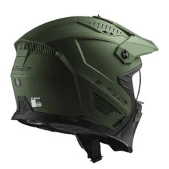 LS2 OF606 Drifter Solid Mat Legergroen 06 Multi Helm -Motorrijden ls2 of606 drifter solid matt military green 06 2