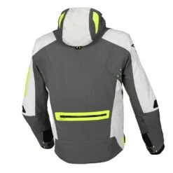 Macna Angle Grey Yellow Jackets Textile Waterproof -Motorrijden macna angle grey yellow jackets textile waterproof motorcycle jacket 2