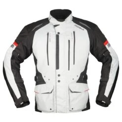 Modeka Jacket Striker II Grey Black -Motorrijden modeka jacket striker ii grey black 1