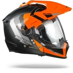 Nolan N70-2 X Decurio 31 Flat Zwart Oranje Wit Antraciet Multihelm -Motorrijden n70 2 x decurio n com flat black 31.29 1