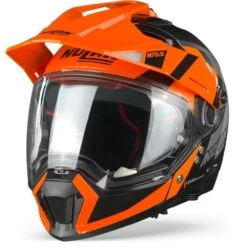 Nolan N70-2 X Decurio 31 Flat Zwart Oranje Wit Antraciet Multihelm -Motorrijden n70 2 x decurio n com flat black 31 frontpage