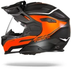 Nexx X.Vilijord Hiker Oranje Grijs Mat Systeemhelm -Motorrijden nexx vilijord hiker orange gry mt.11