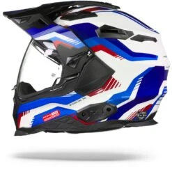 Nexx X.WED2 Columbus Blauw Rood Adventure Helm -Motorrijden nexx x wed2 columbus blue red.11 1