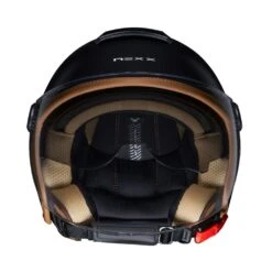 Nexx Y.10 Sunny Zwart Mat Camel Jet Helm -Motorrijden nexx y 10 sunny black matt camel 2