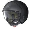Nolan N21 Classic 010 Mat Zwart Jethelm -Motorrijden nolan n21 classic 010 flat black 1