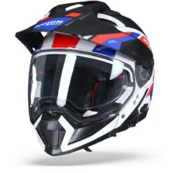 Nolan N70-2 X Grandes Alpes 26 Metal Wit Blauw Rood Multihelm -Motorrijden nolan n70 2 x grandes alpes 026.04 1