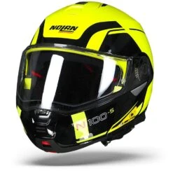 Nolan N100-5 Consistency LED Geel N-Com 026 Systeemhelm -Motorrijden nolann100 5consistencyyellow.04