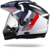 Nolan N70-2 X Decurio 33 Metaal Wit Blauw Zilver Rood Multihelm -Motorrijden nolann702xdecurio33metalwhitebluesilverred.11