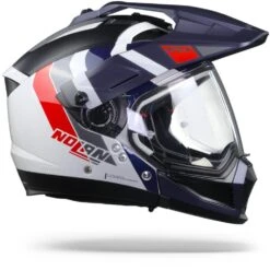 Nolan N70-2 X Decurio 33 Metaal Wit Blauw Zilver Rood Multihelm -Motorrijden nolann702xdecurio33metalwhitebluesilverred.29