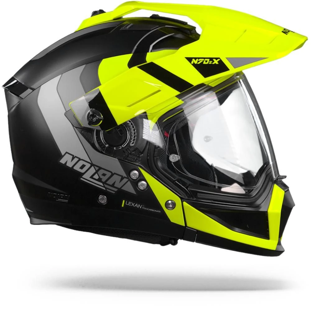 Nolan N70-2 X Decurio 30 Flat Zwart Geel Wit Antraciet Multihelm 8 Nolan N70-2 X Decurio 30 Flat Zwart Geel Wit Antraciet Multihelm - Afbeelding 6