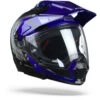 Nolan N70-2 X Decurio 32 Flat Zwart Blauw Zilver Antraciet Multihelm -Motorrijden nolann70 2x decurio32 flatblackbluesilver.33 1