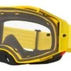 Oakley Airbrake MX Moto Yellow Clear Goggles
