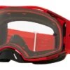 Oakley Goggles Airbrake MX Moto Red Clear