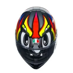 Agv K3 E2206 Mplk Birdy 2.0 Grijs Geel Rood 012 Integraalhelm -Motorrijden product foto 1 9 3