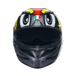 Agv K3 E2206 Mplk Birdy 2.0 Grijs Geel Rood 012 Integraalhelm -Motorrijden product foto 2 14 3