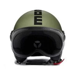Momodesign Fgtr Classic Momo E2205 Matt Militair Groen Zwart Jethelm -Motorrijden product foto 2 6 8