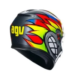 Agv K3 E2206 Mplk Birdy 2.0 Grijs Geel Rood 012 Integraalhelm -Motorrijden product foto 3 4 3