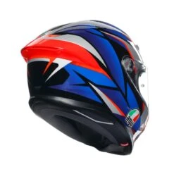 Agv K6 S E2206 Mplk Slashcut Zwart Blauw Rood 015 Integraalhelm -Motorrijden product foto 3 4 7